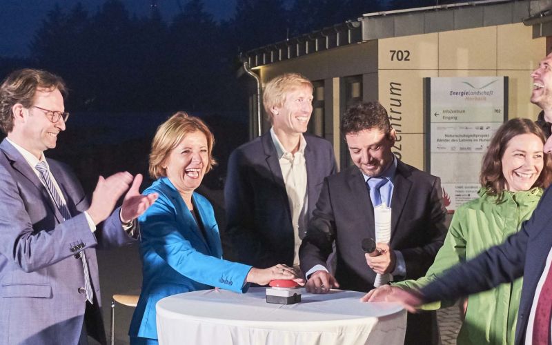 Lanthan Safe Sky BNK in Morbach von Ministerpräsidentin Dreyer in betrieb genommen.